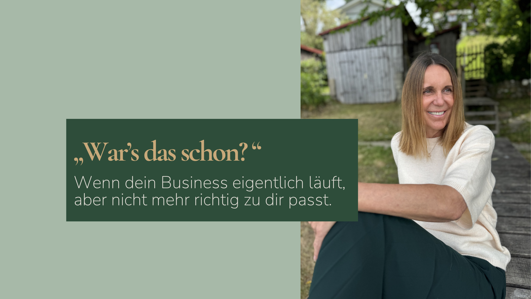 Business passt nicht mehr zu mir: Neuorientierung in der Selbstständigkeit